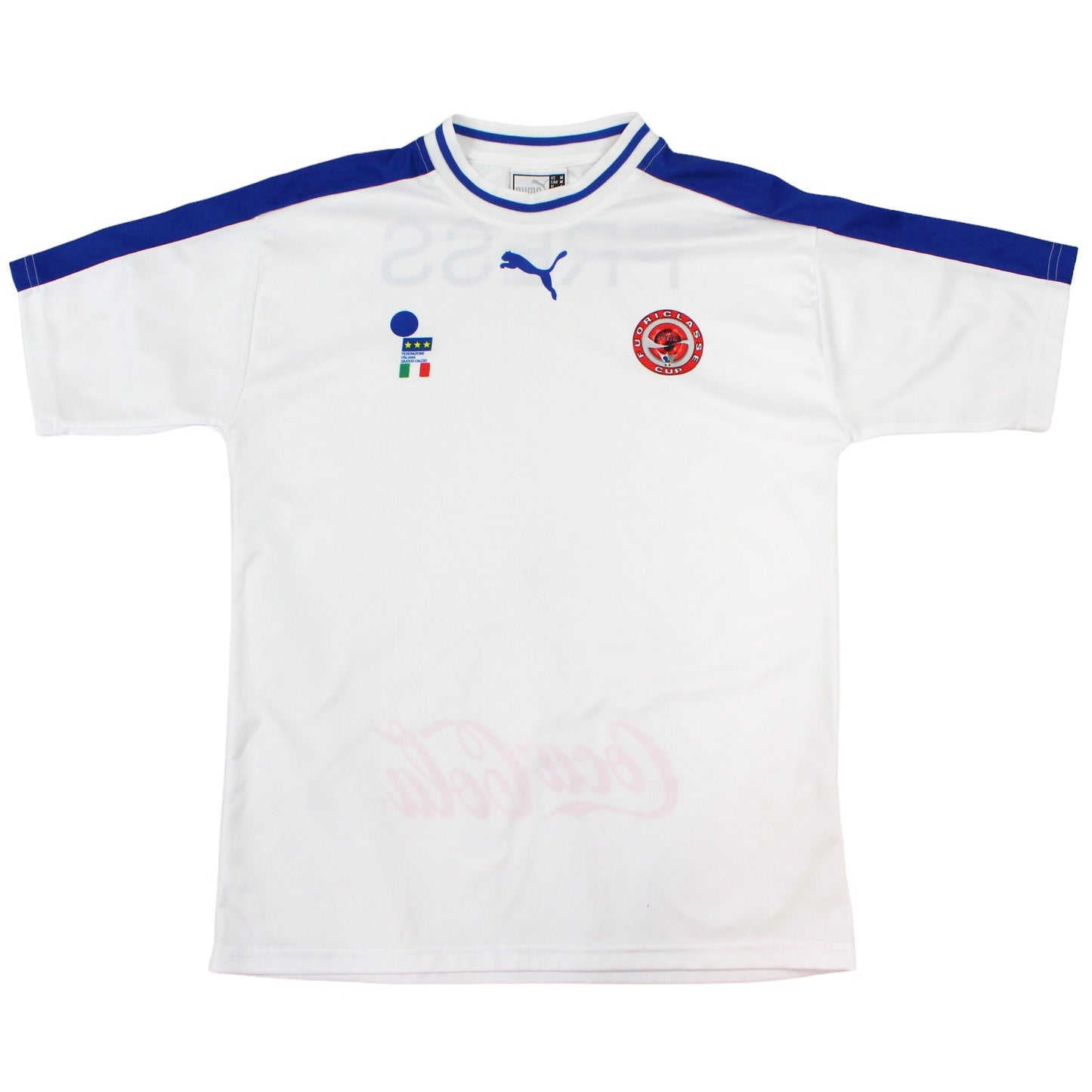 Italy Fuoriclasse Cup Press White Football Shirt (M)