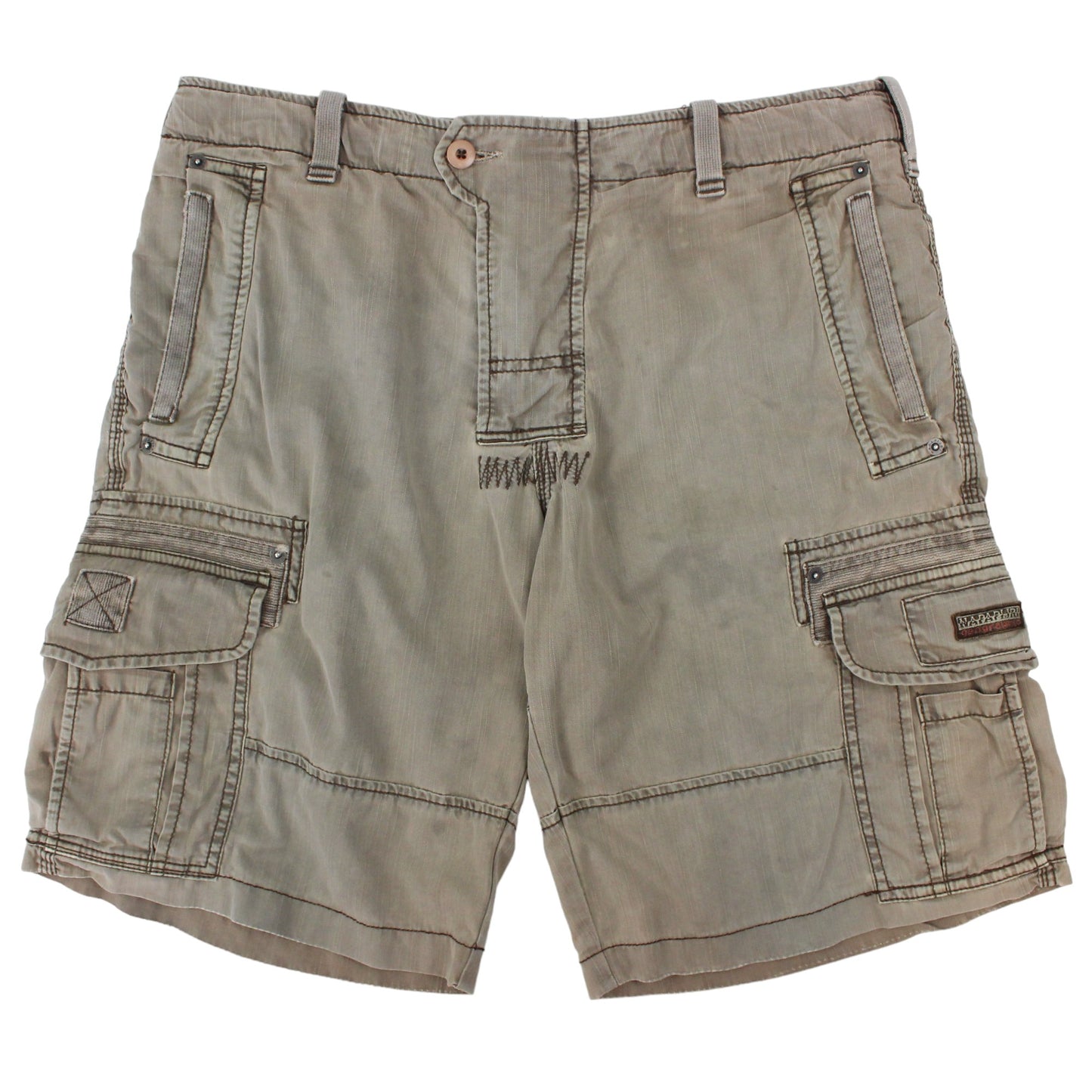 Napapijri Beige Cargo Shorts (W33")