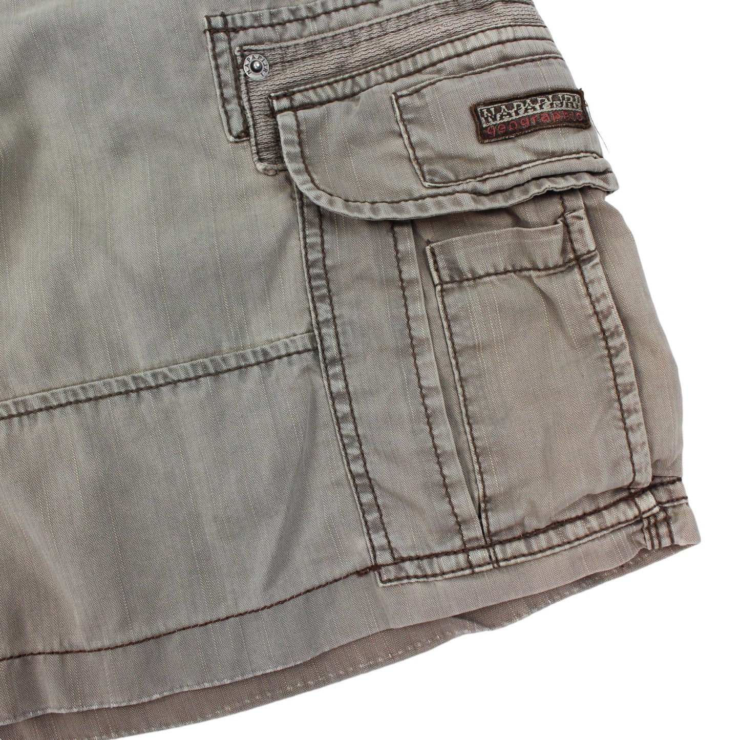 Napapijri Beige Cargo Shorts (W33")