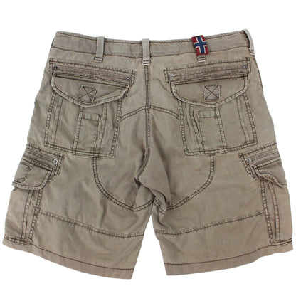 Napapijri Beige Cargo Shorts (W33")