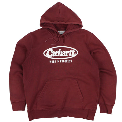 Carhartt Burgundy Heavy Hoodie (L)