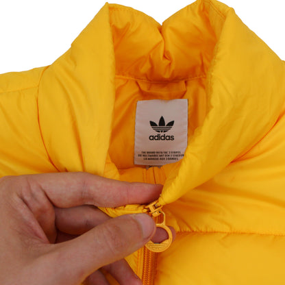 Adidas Yellow Padded Gilet (M)