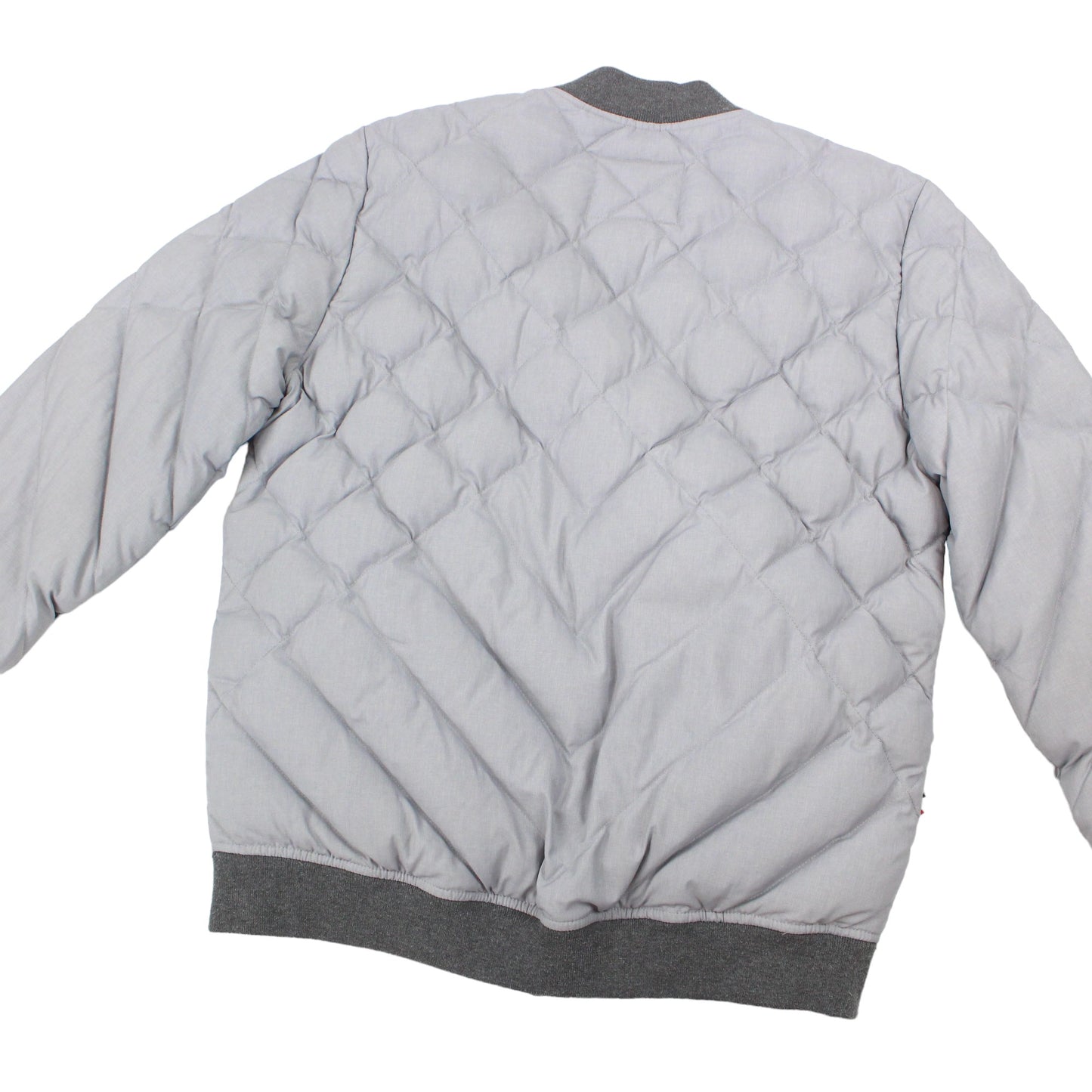 Lacoste Grey Padded Bomber Jacket (S)