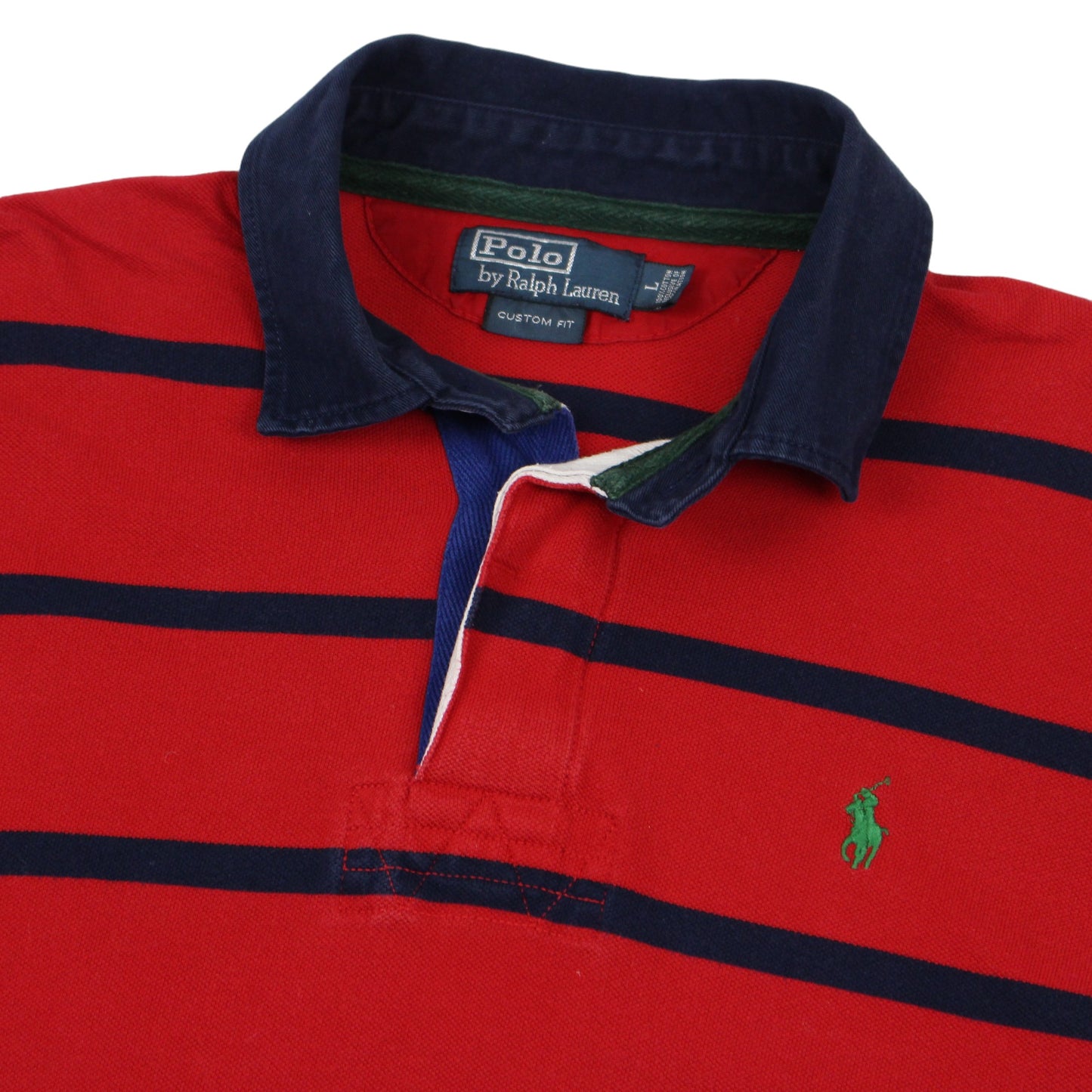 Polo Ralph Lauren Red Rugby Shirt (M)