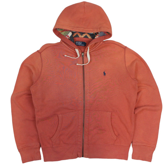 Polo Ralph Lauren Peach Full Zip Hoodie (M)