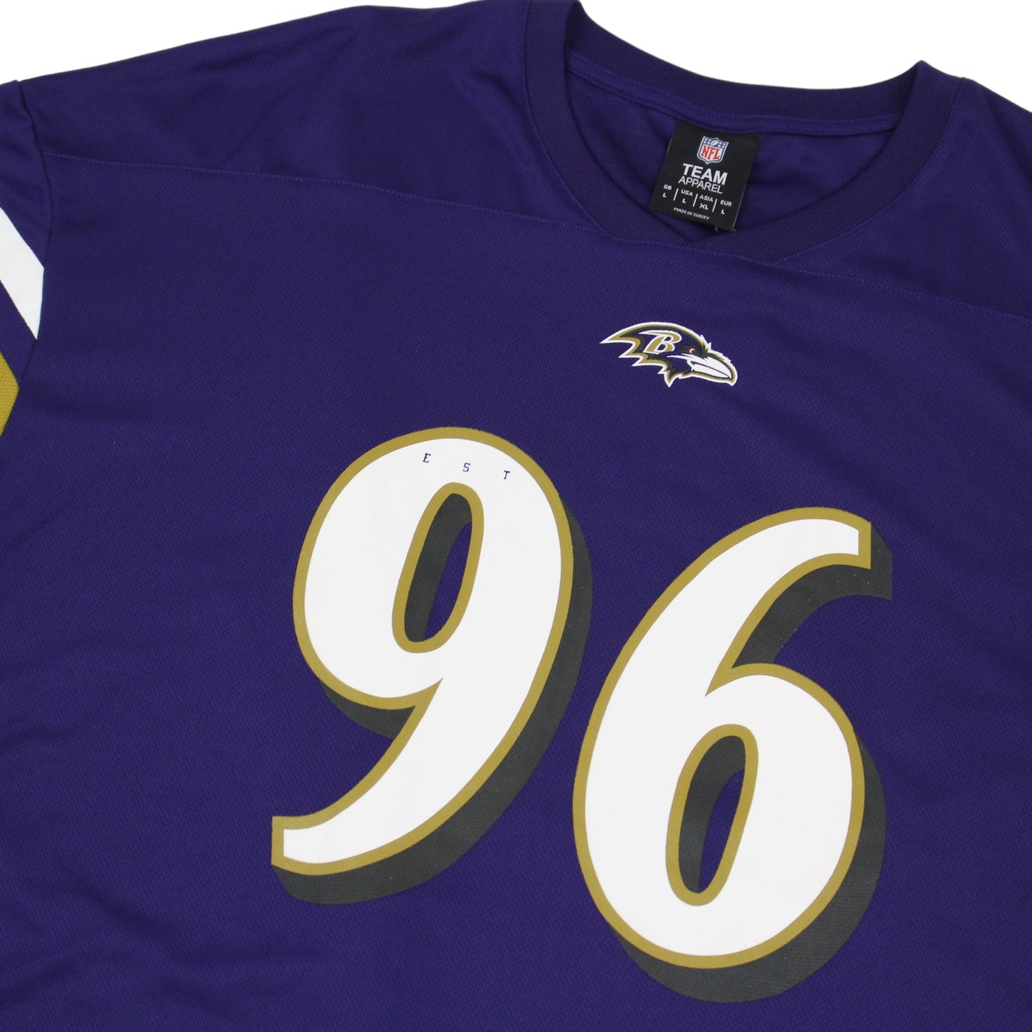 Baltimore Ravens NFL #96 Purple Jersey (XL)