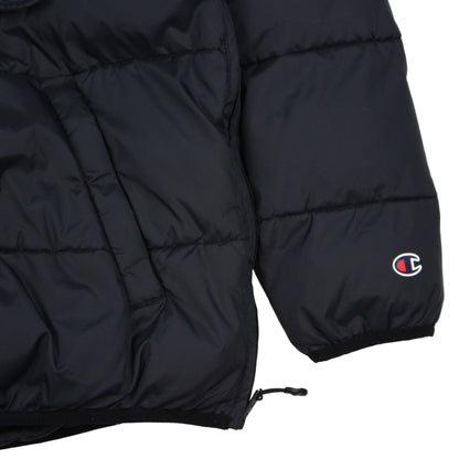 00s Champion Black Pullover Down/Puffer Jacket (M)