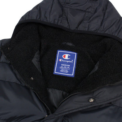 00s Champion Black Pullover Down/Puffer Jacket (M)