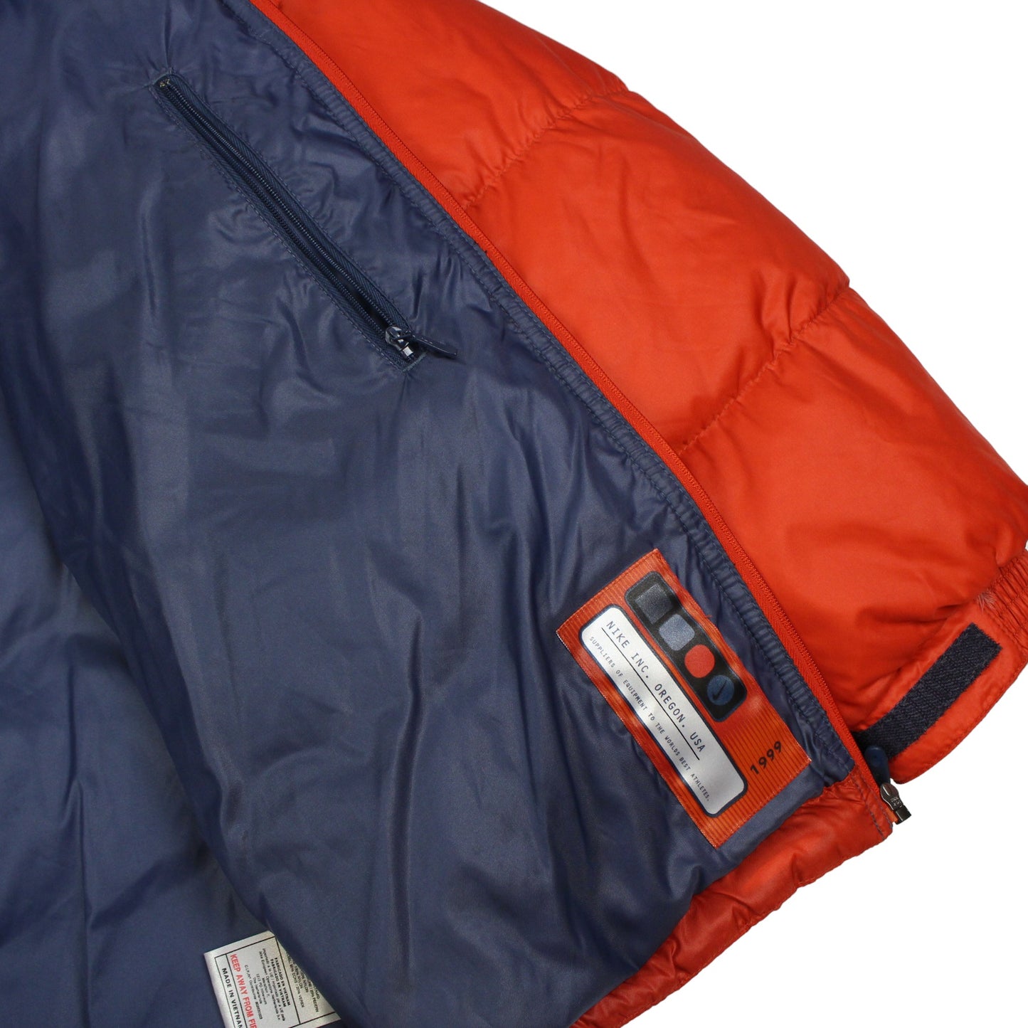 90s Nike Orange Down/Puffer Jacket (S)