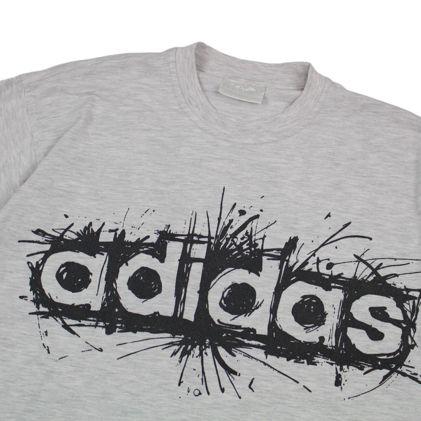 90s Adidas Grey T-Shirt (S)