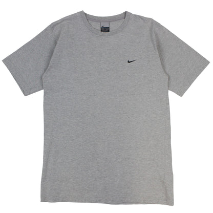 00s Nike Grey Embroidered T-Shirt (M)