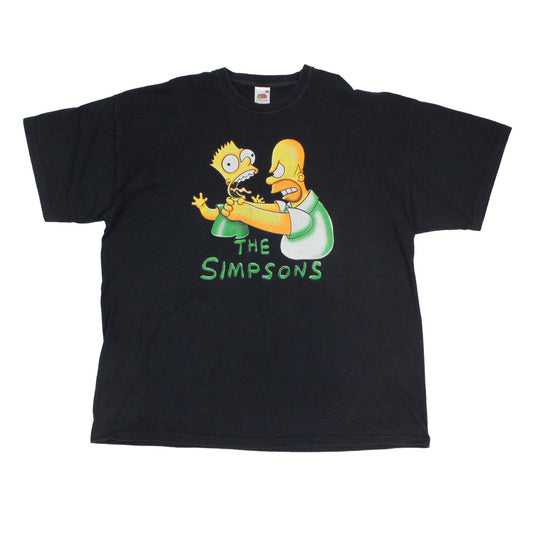 00s The Simpsons Black T-Shirt (XL)