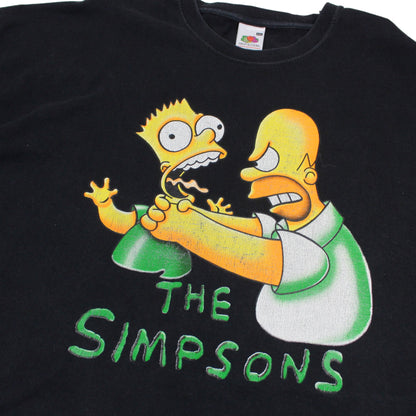 00s The Simpsons Black T-Shirt (XL)