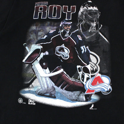 90s Colorado Avalanche Pro Player Black T-Shirt (XL)