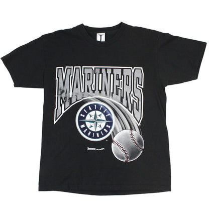 00s Seattle Mariners Black T-Shirt (M)