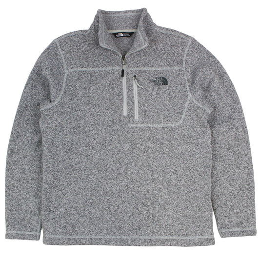 The North Face Grey 1/4 Zip Fleece (M)