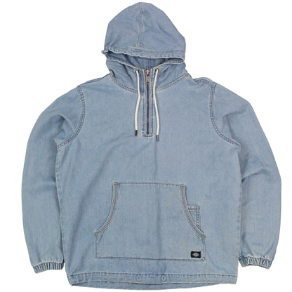 Dickies Blue Denim Light Pullover Jacket (S)