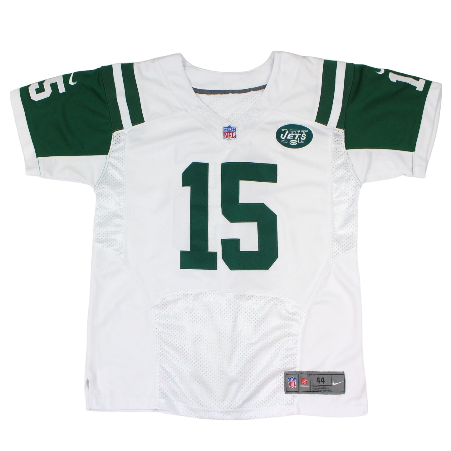 New York Jets Nike White #15 Jersey (XL)