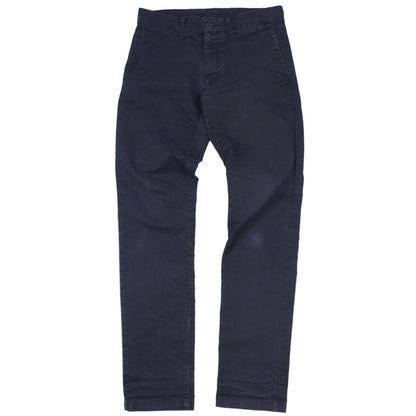 Carhartt Navy Chino Trousers (W30" X L32")