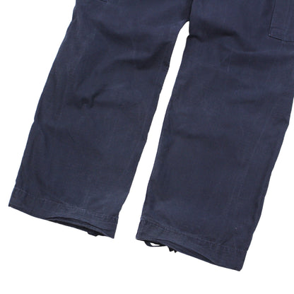 Carhartt WIP Navy Baggy Cargo Trousers (W32" X L32")