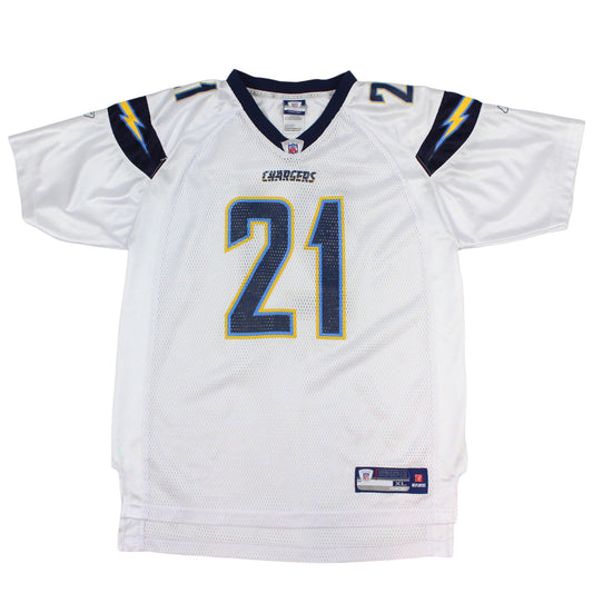 Los Angeles Reebok White #21 Tomlinson Jersey (M)