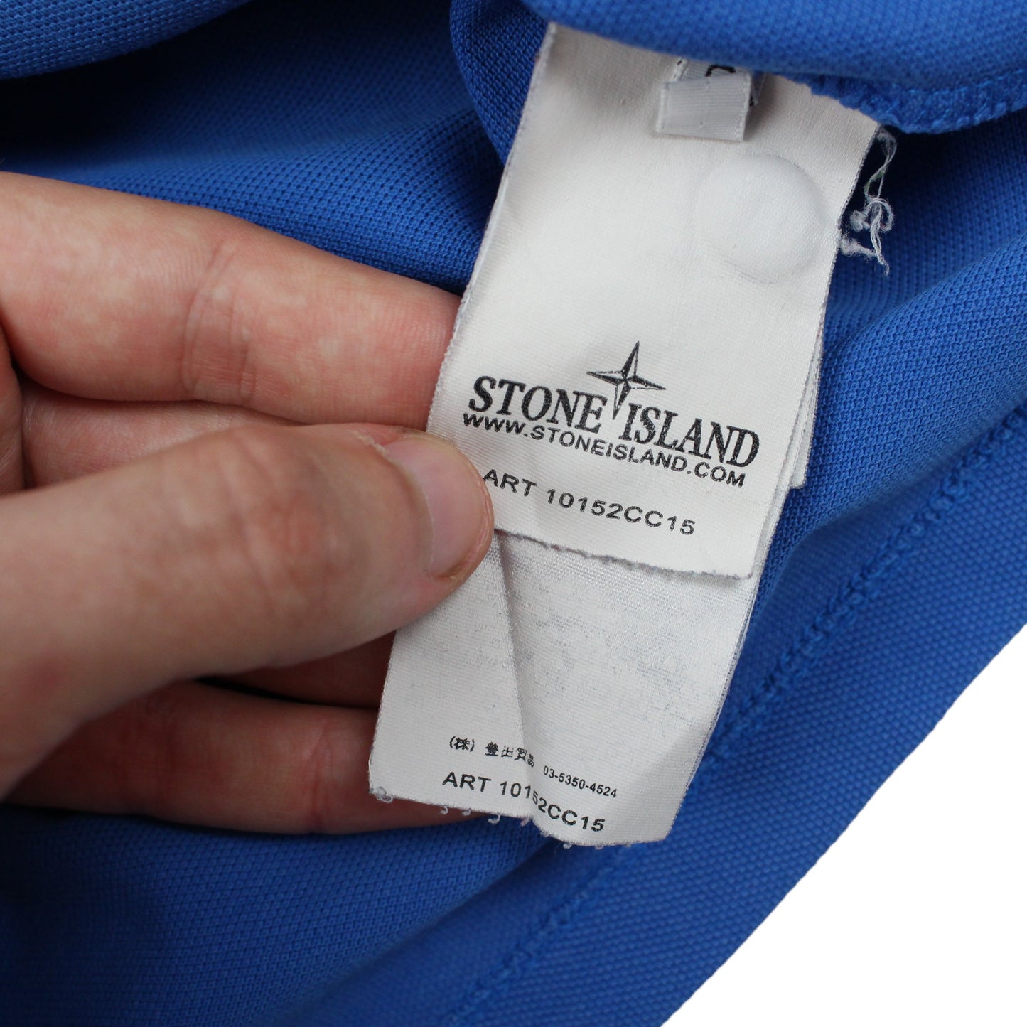 Stone Island Blue Polo Top (S)