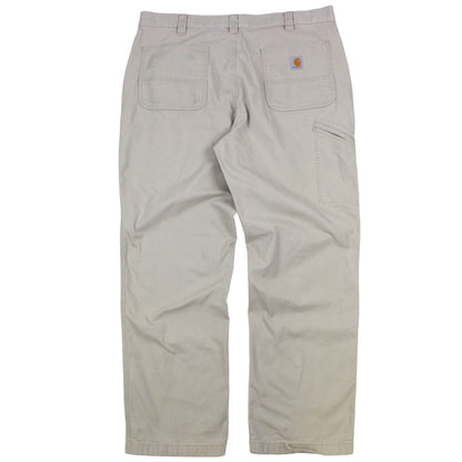 Carhartt Cream Baggy Carpenter Trousers (W38" X L32")