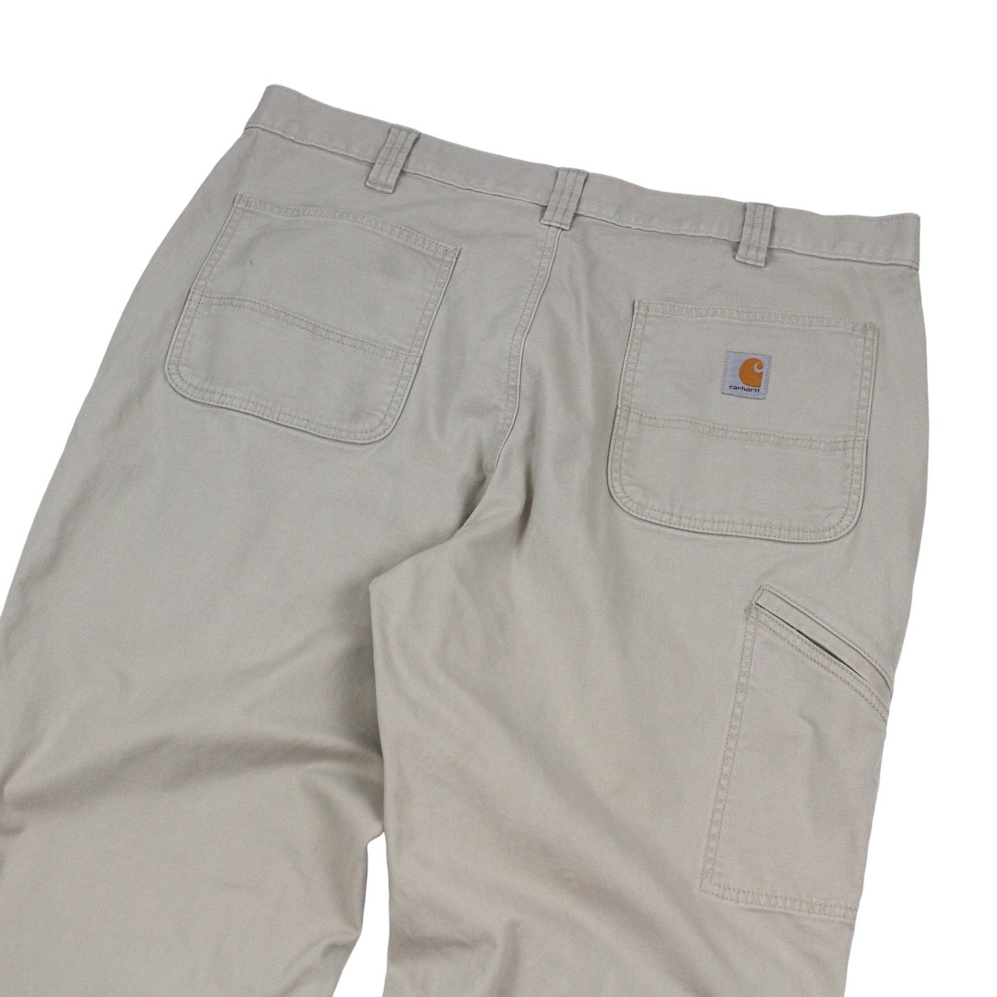 Carhartt Cream Baggy Carpenter Trousers (W38" X L32")