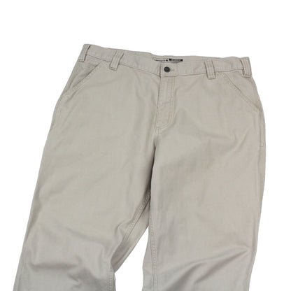 Carhartt Cream Baggy Carpenter Trousers (W38" X L32")