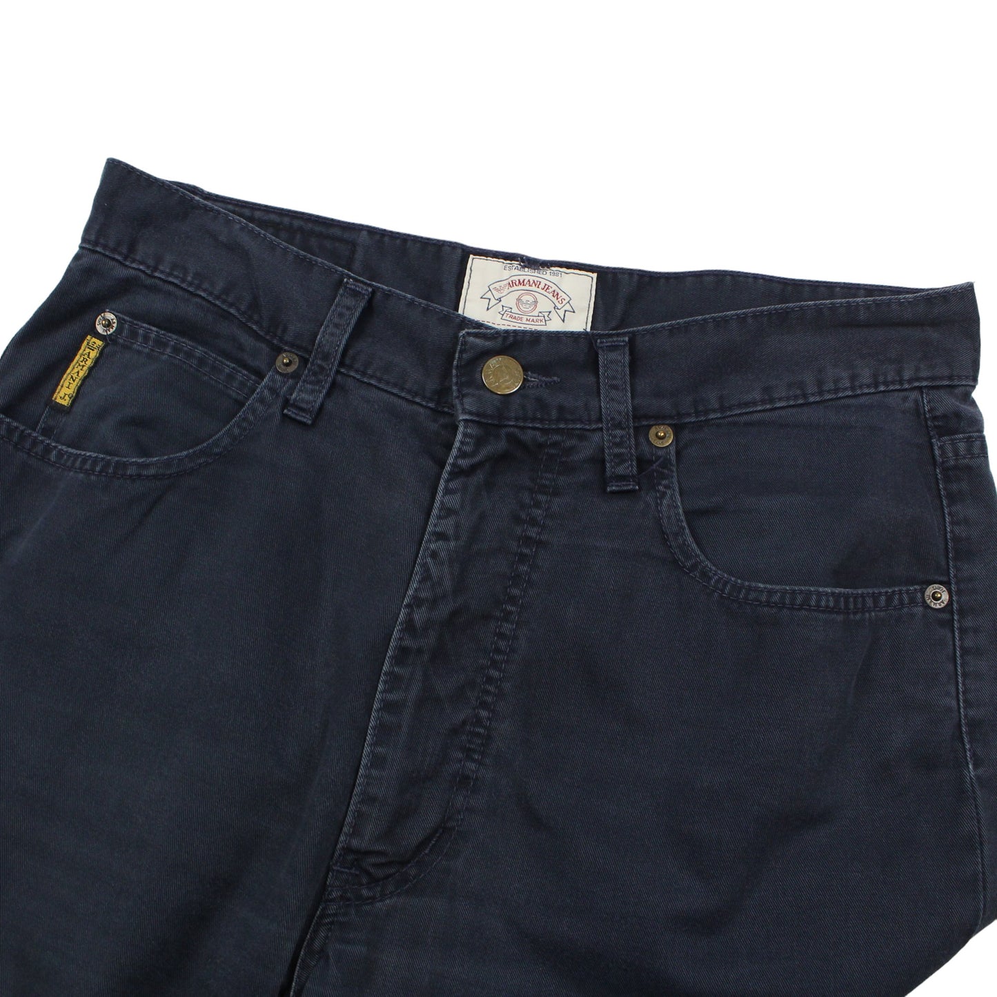 Armani Jeans Navy Trousers (W30" X L31")