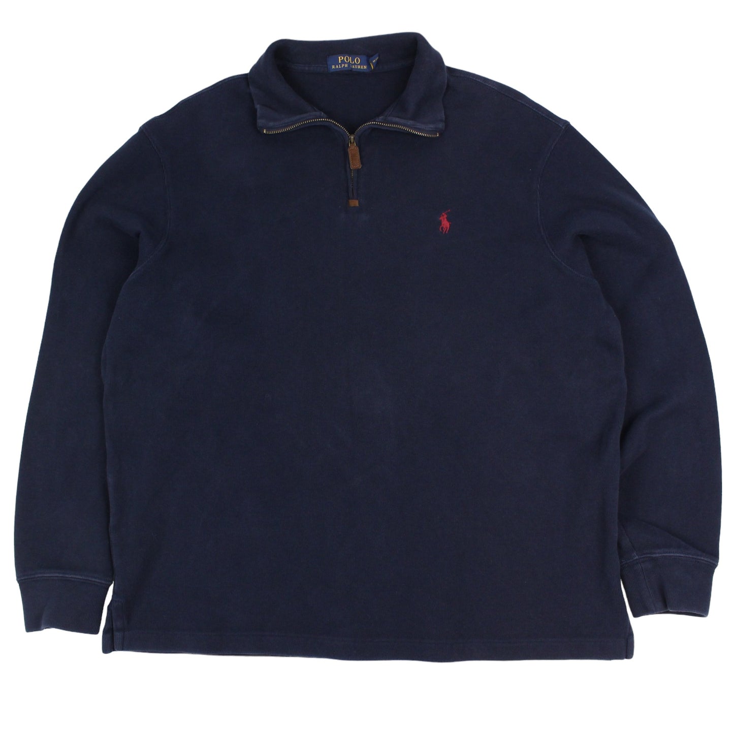 Polo Ralph Lauren Navy 1/4 Zip Sweatshirt (L)