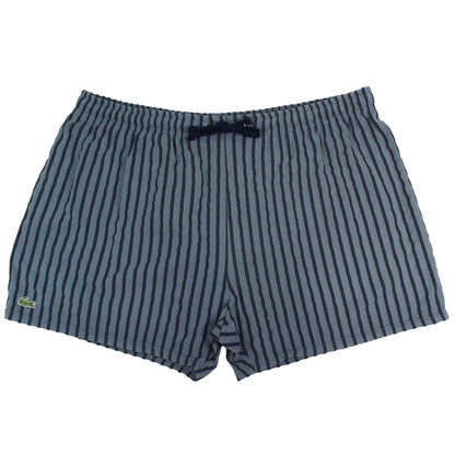 00s Lacoste Blue Striped Swim Shorts (L)