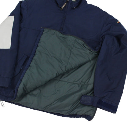 Napapijri Navy Padded Pullover Jacket (L)