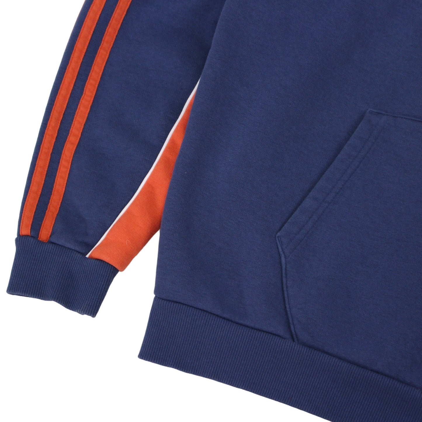 Adidas Navy/Orange 1/4 Zip Sweatshirt (M)