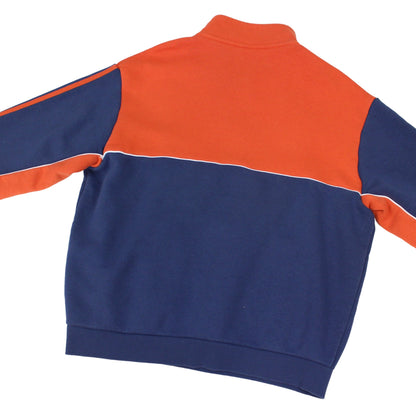 Adidas Navy/Orange 1/4 Zip Sweatshirt (M)