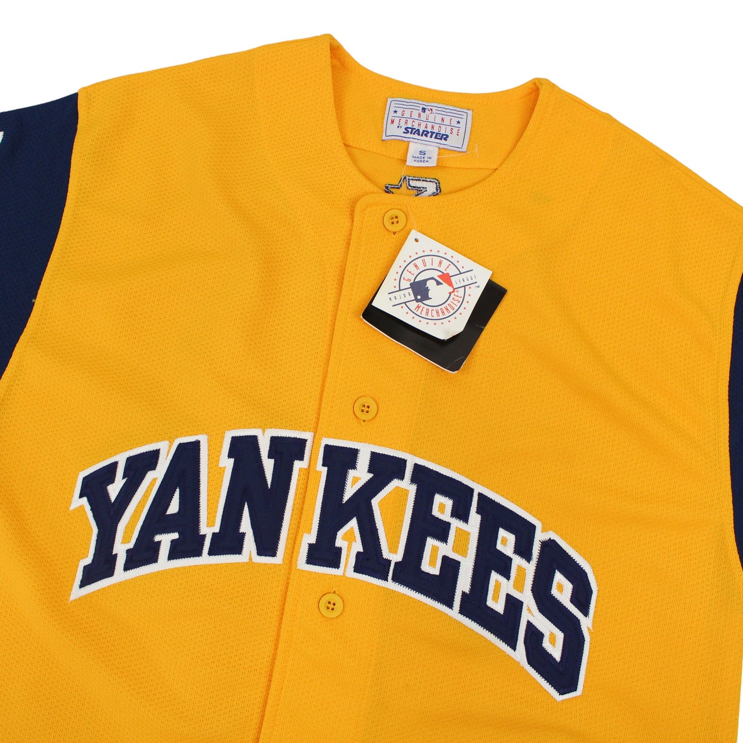 00s New York Yankees Starter Yellow Jersey  NWT (M)