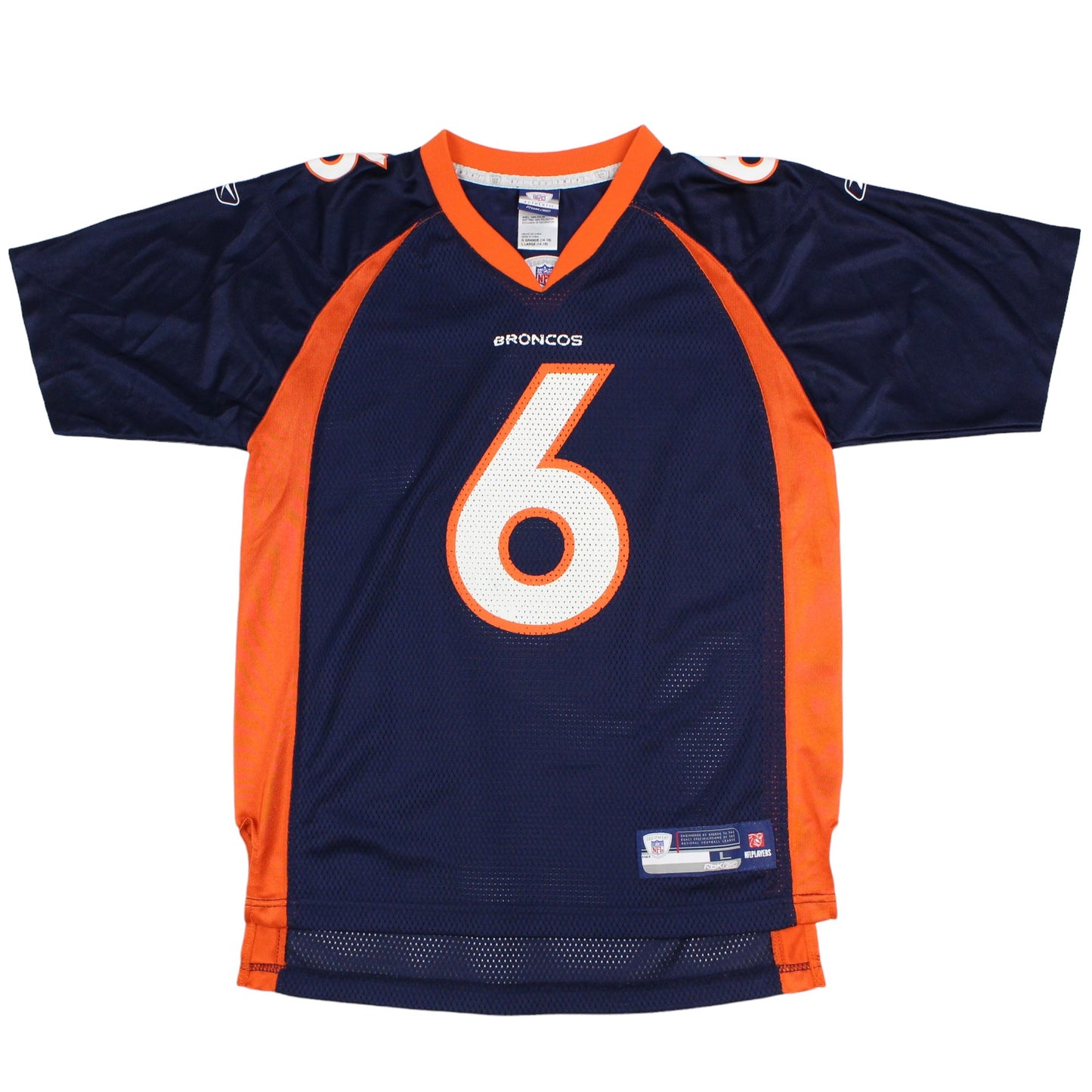 Denver Broncos Navy Reebok #6 cutler Jersey (S)