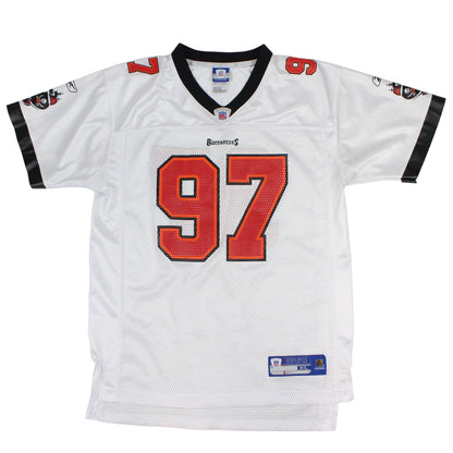 00s Tampa Bay Buccaneers  Reebok White #97 Rice Jersey (M)