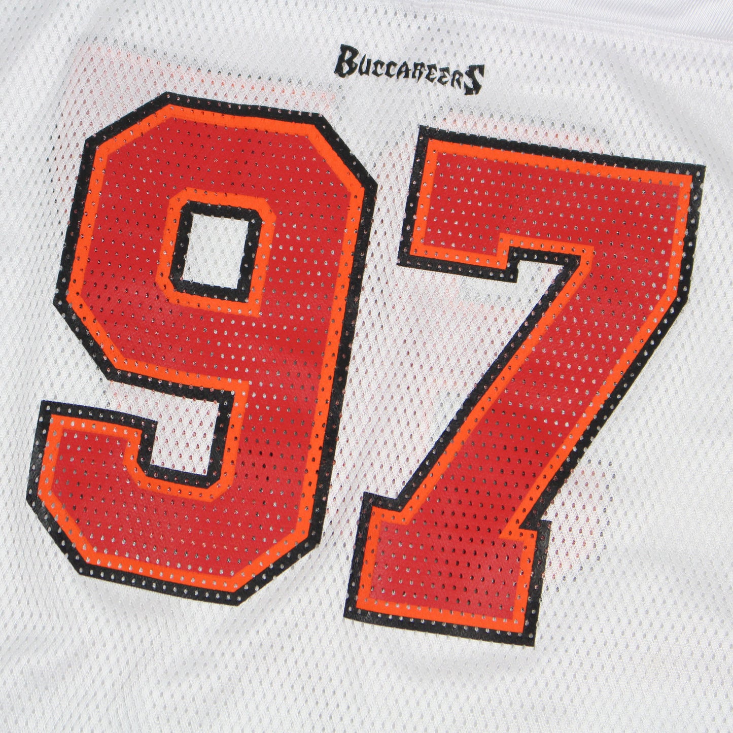 00s Tampa Bay Buccaneers  Reebok White #97 Rice Jersey (M)