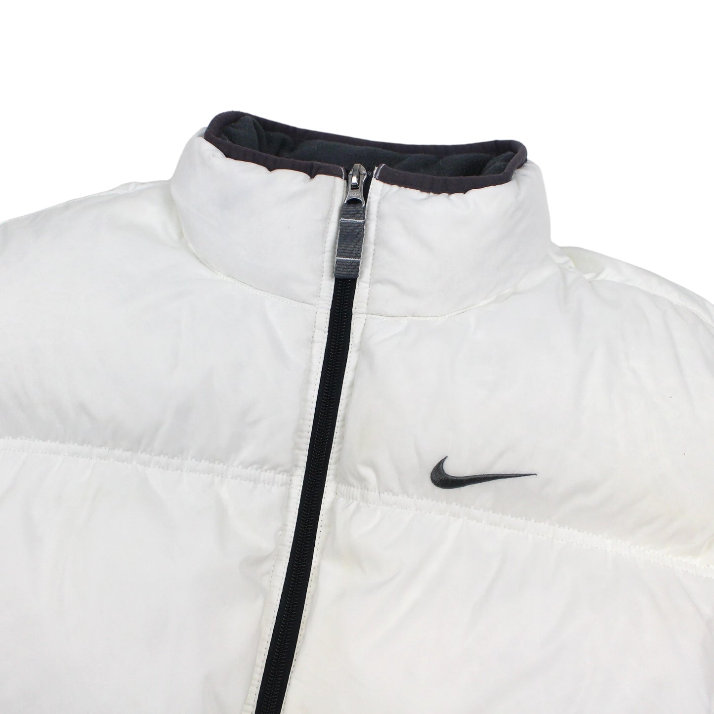 00s Nike White Down Puffer Jacket (XL)