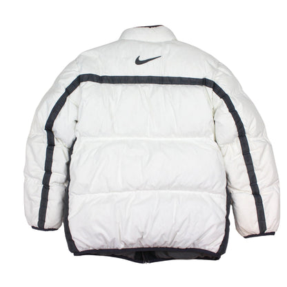 00s Nike White Down Puffer Jacket (XL)