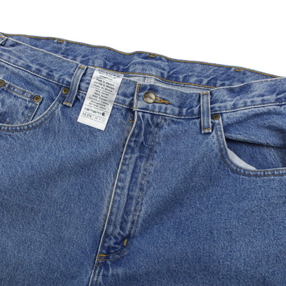 Carhartt Blue Baggy Denim Jeans (W38" X L32")