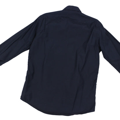 00s Burberry Brit Navy Novacheck Shirt (M)