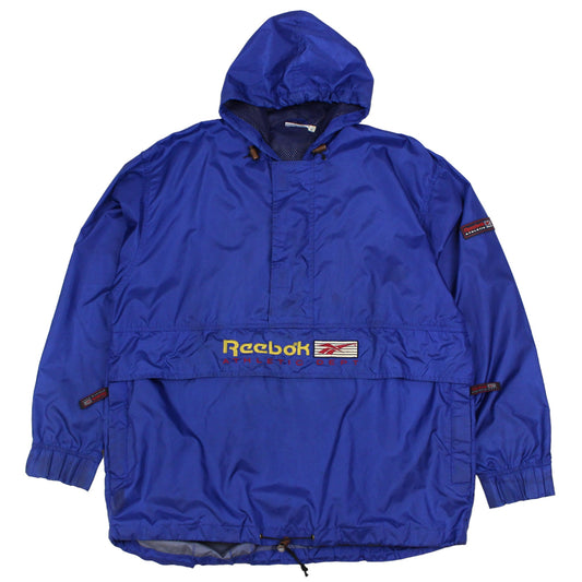 90s Reebok Blue Light Pullover Jacket (XL)