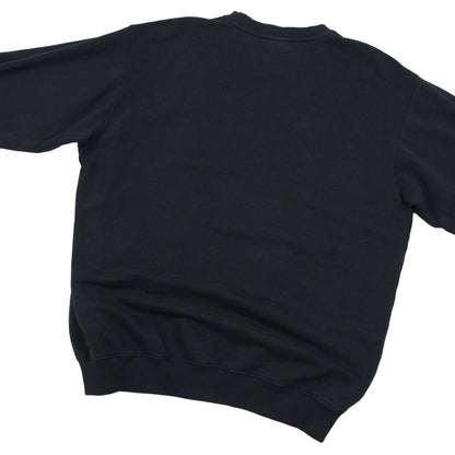 00s Reebok Black Embroidered Sweatshirt (XL)