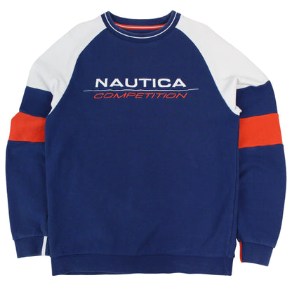 Nautica Competition Navy Embroidered Sweatshirt (M)