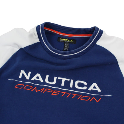 Nautica Competition Navy Embroidered Sweatshirt (M)