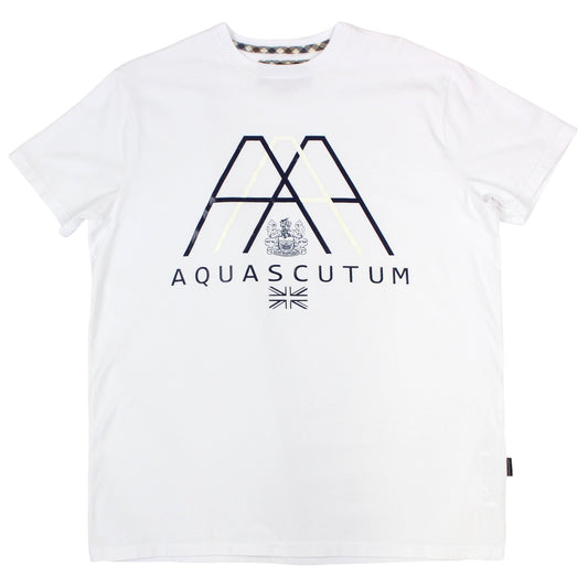 Aquascutum White T-Shirt (M)