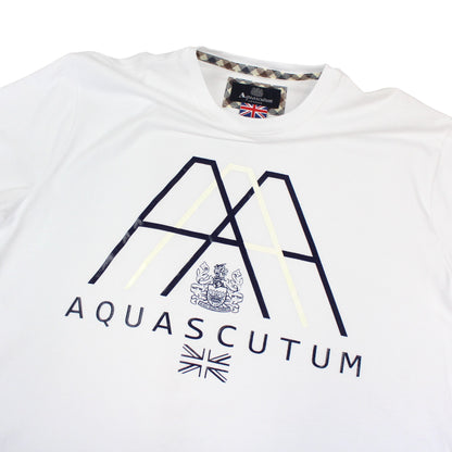 Aquascutum White T-Shirt (M)