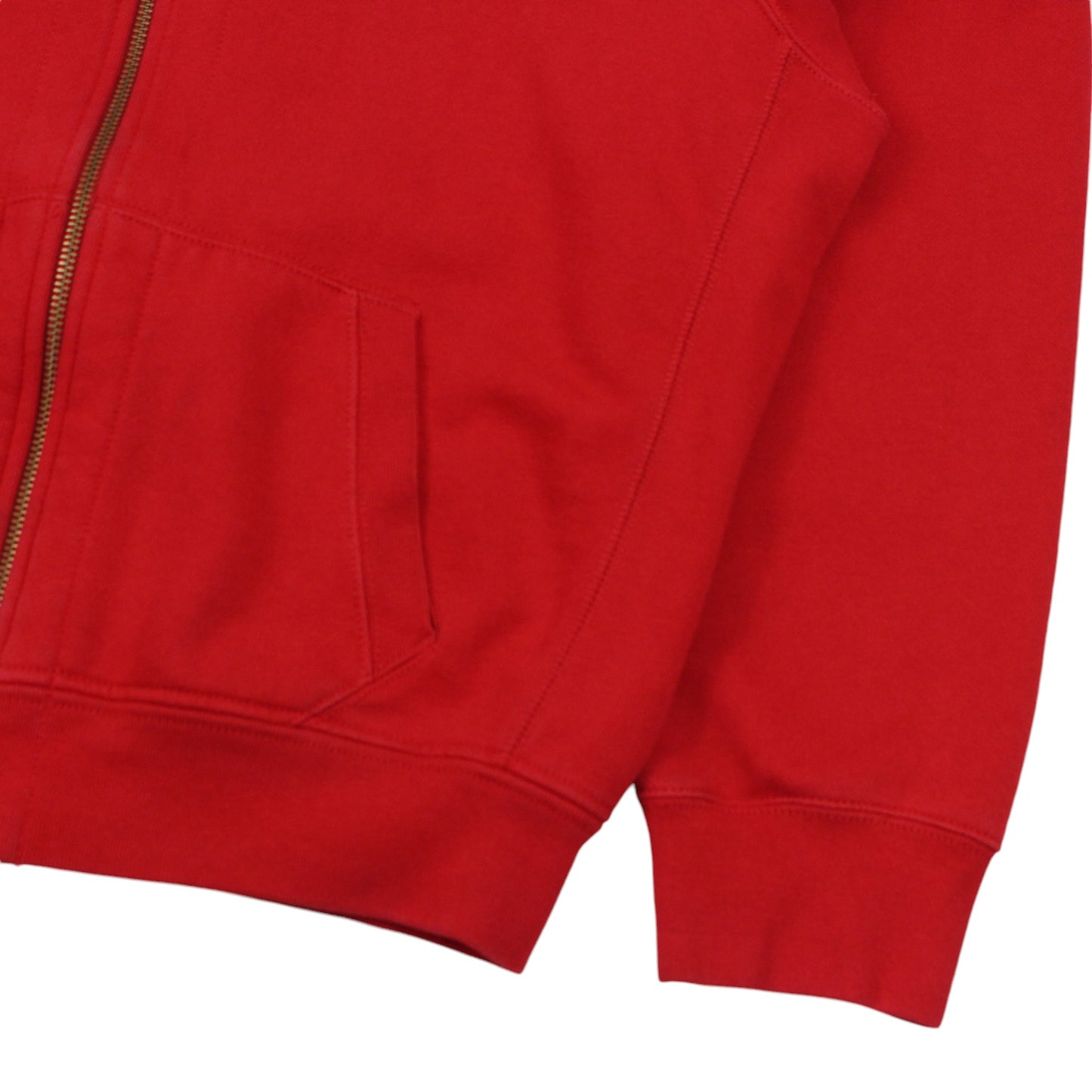 00s Polo Ralph Lauren Red Heavy Full Zip Hoodie (XL)